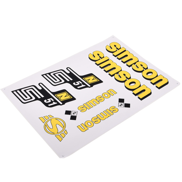 Naklejki Simson S51N żółte Węgry