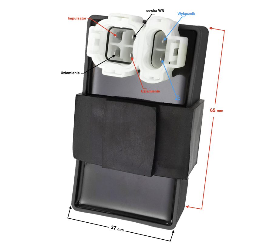 Moduł zapłonowy skutera 50cc GY6 4T różne modele