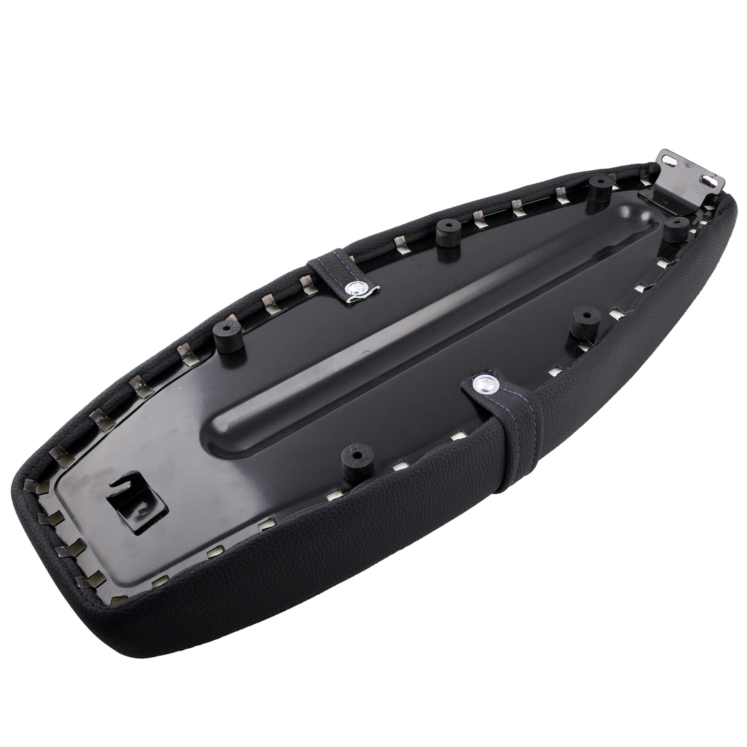 Siedzenie pikowane czarne + fioletowo czarne szwy Simson S50 S51 S70 DPR