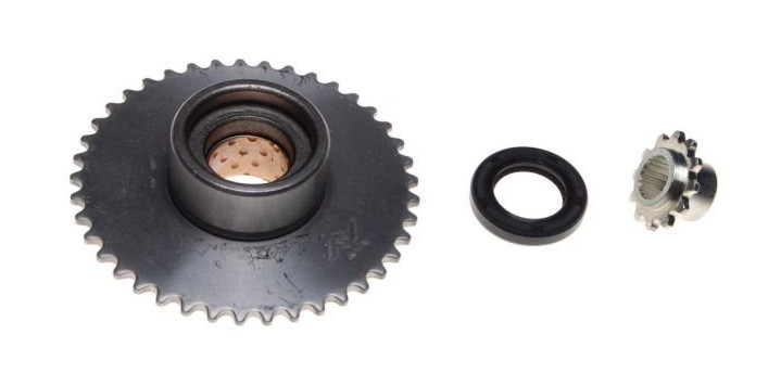 Koło rozrusznika wałek i zębatka 139FMB chińskie biegówki
