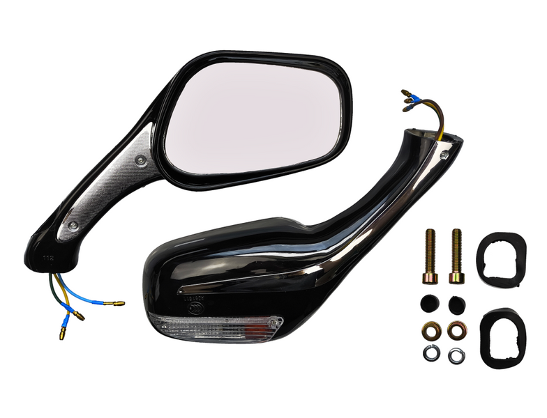 Lusterka z kierunkowskazami M8 prawy Coliber Sowa Quantum Falcon Junak Huragan