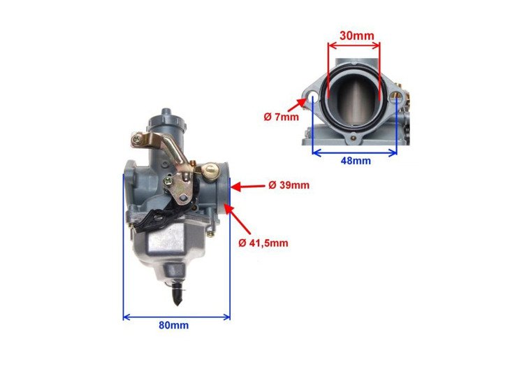 Gaźnik 2 atv quad 200 shineray bashan loncin