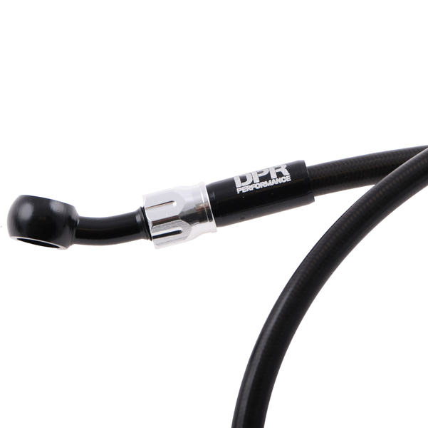 Przewód hamulcowy w oplocie czarno srebrny 90cm DPR Performance