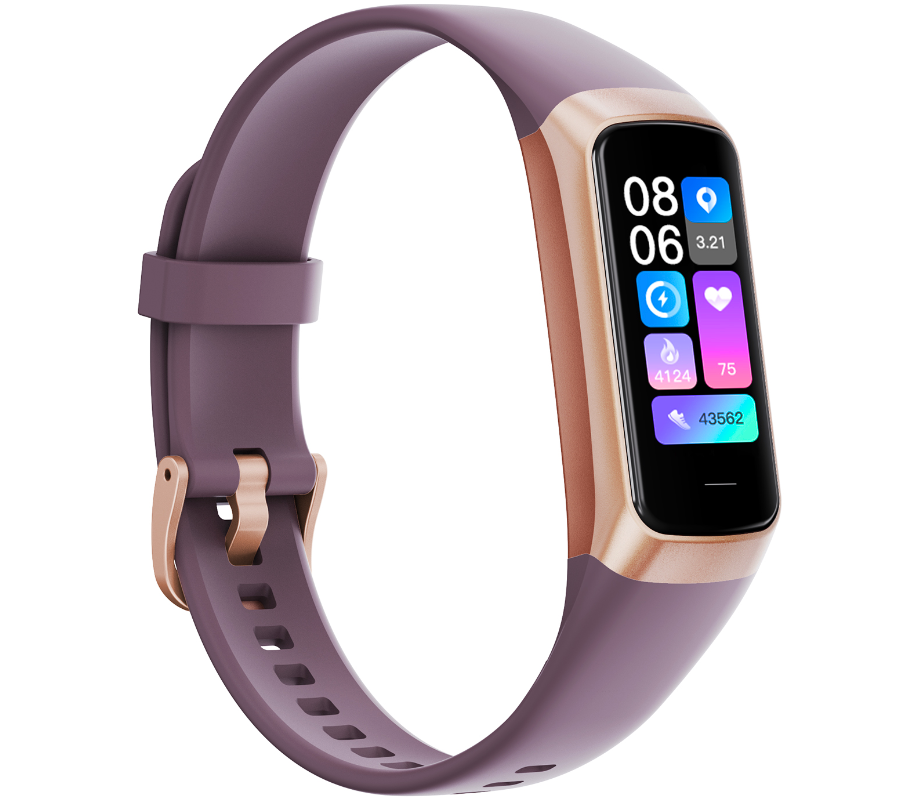 Smartwatch zegarek Rubicon damski RNCF05 jagodowy