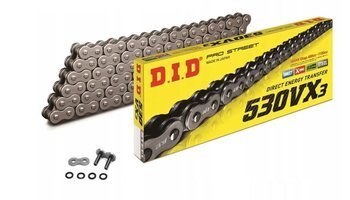 Łańcuch napędowy DID 530VX3/120 X-Ring Honda CBF Kawasaki H2 Triumph Tiger
