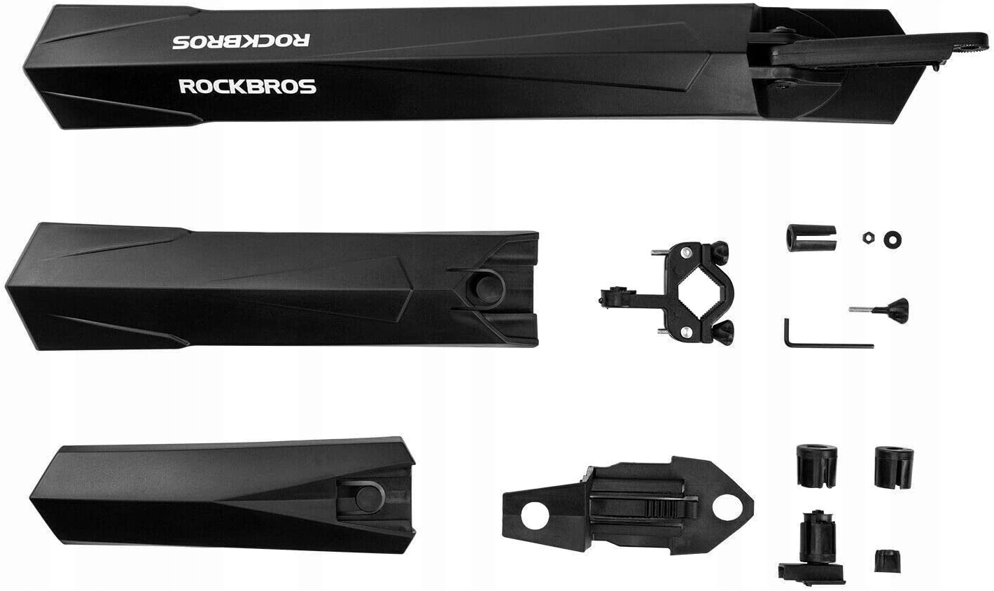 ROCKBROS Błotniki rowerowe na koło 26 cali czarne