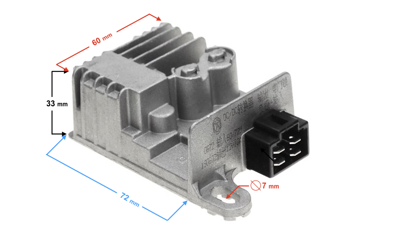 Konwerter napięcia do skutera Barton Energy