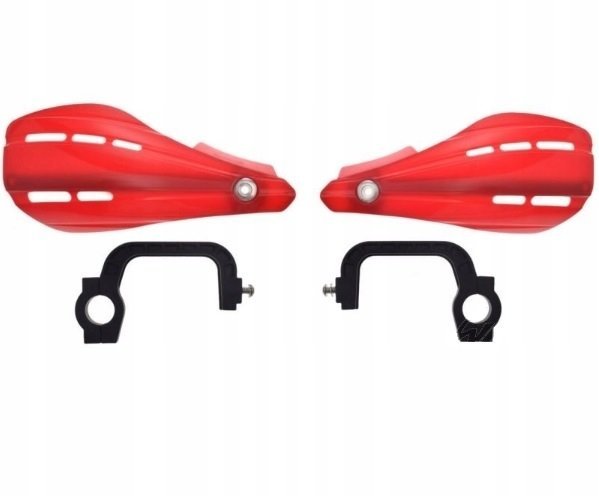 Handbary Osłony Dłoni Czerwone Cross Enduro Atv