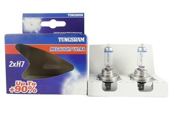 Tungsram megalight żarówka h7 2szt. +90% 12v 55w