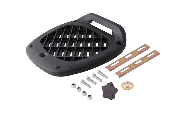 Kufer Moretti MR-807, 28 l, czarny, czerwony odblask