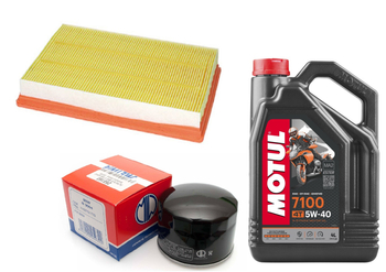 Filtr oleju B9004 powietrza olej Motul 5w40 BMW HP4 S1000 R RR XR 09-20