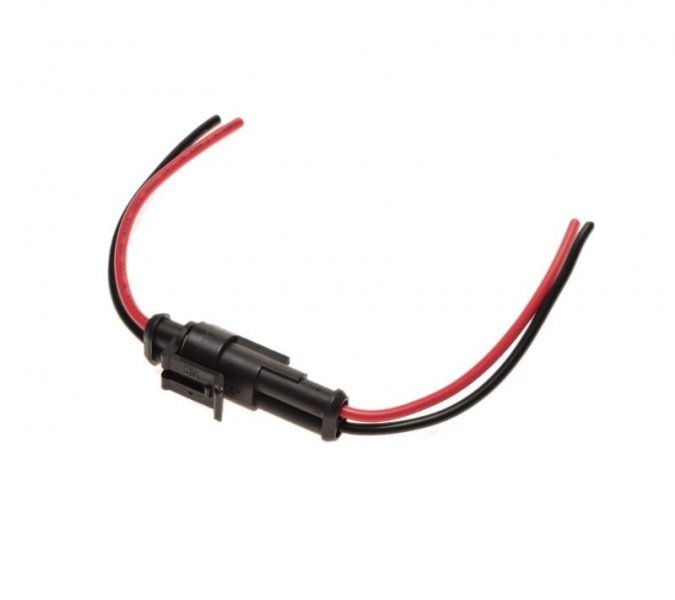 Złącze hermetyczne 2 pinowe wtyk kostka