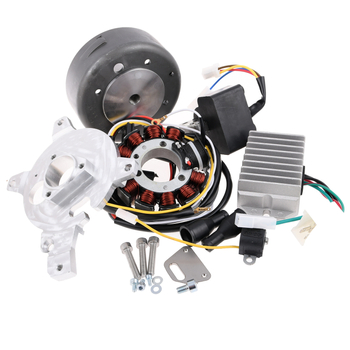 Zapłon bezstykowy CDI 12V cewka moduł stator koło podstawka cnc Jawa 350