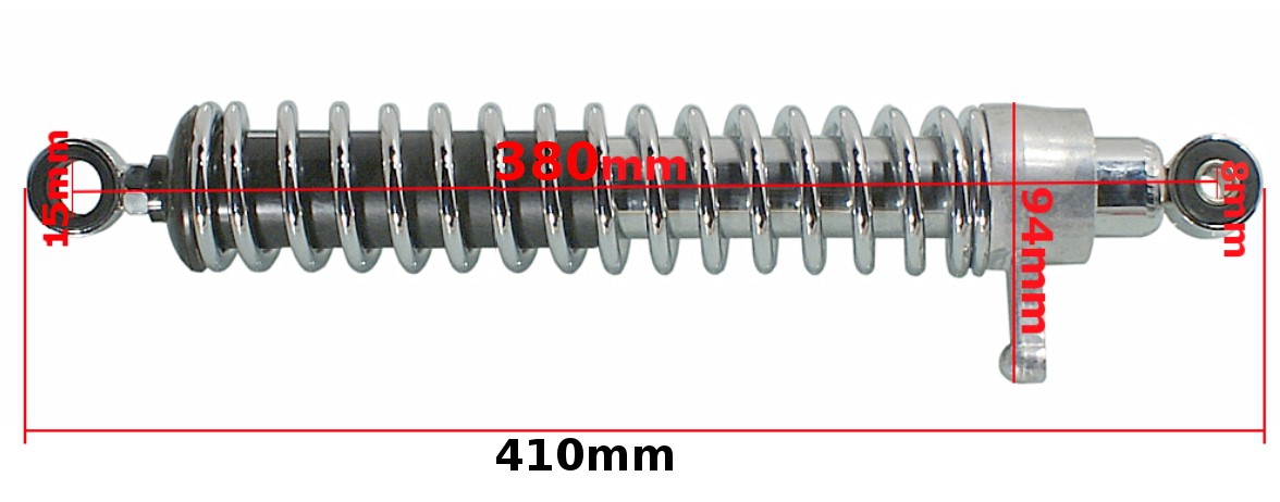 Amortyzatory tylnie mz etz 150 250 251 380mm 8/16