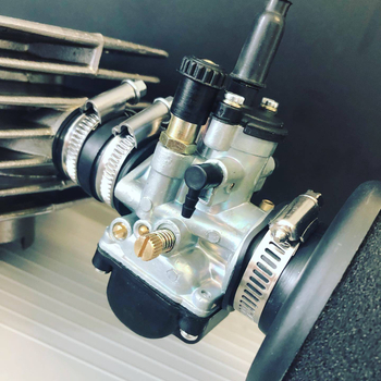 Gaźnik 21mm króciec filtr powietrza gąbka WSK 125 do zapłony CDI