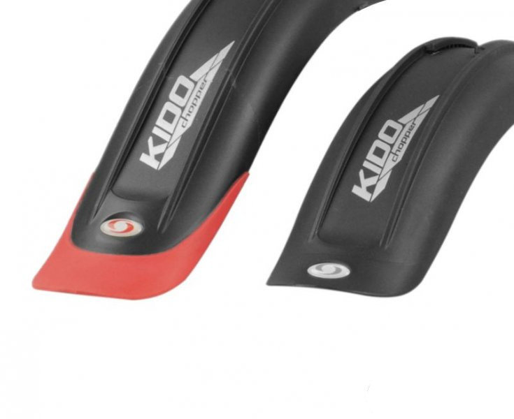 Błotnik rowerowy plastik 16 kido pro czar/czer