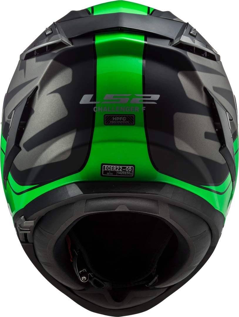 Kask ls2 ff327 challenger randy matt black green