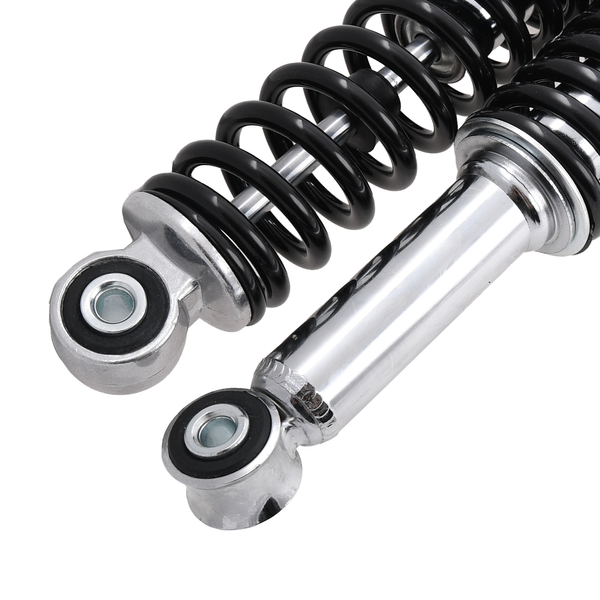 Amortyzatory tył chrom czarne 8/8/325 Romet Jawa Delux