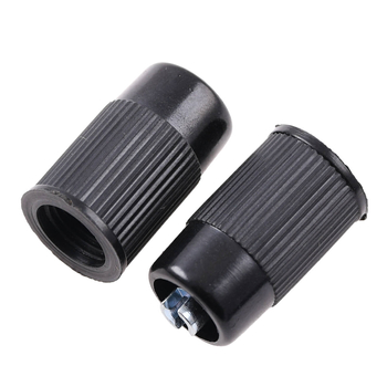 Nakrętki wentyla bakelit czarne z kluczykiem Simson MZA org