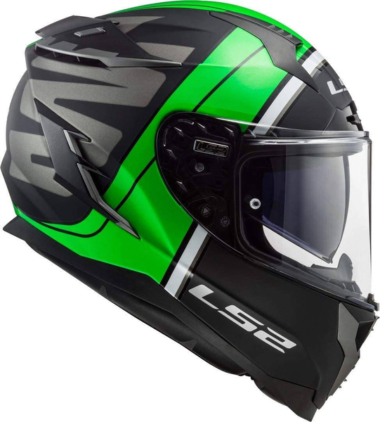 Kask ls2 ff327 challenger randy matt black green