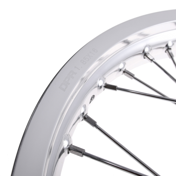 Koło jezdne 1,85x16 Simson S51 alu szprychy chrom DPR