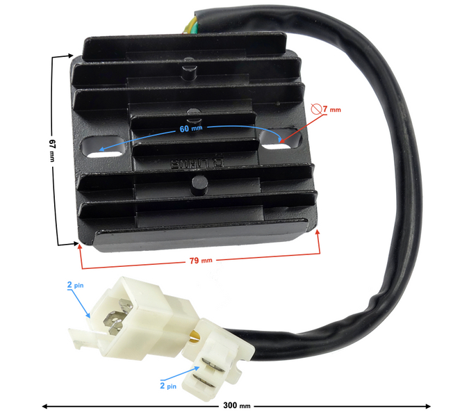 Regulator napięcia do Barton Classic 125 na wtrysk