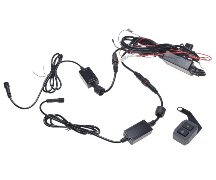 Zestaw lamp przeciwmgielnych Led z włącznikiem bezprzewodowym uniwersalne