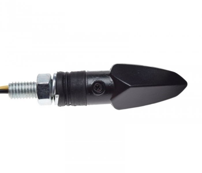 Kierunkowskaz przód jasny klosz czarny uniwersaln