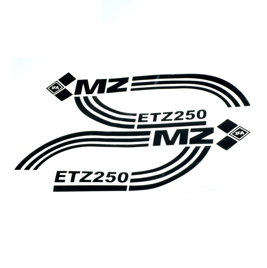 Naklejki czarne motocykl MZ ETZ 250