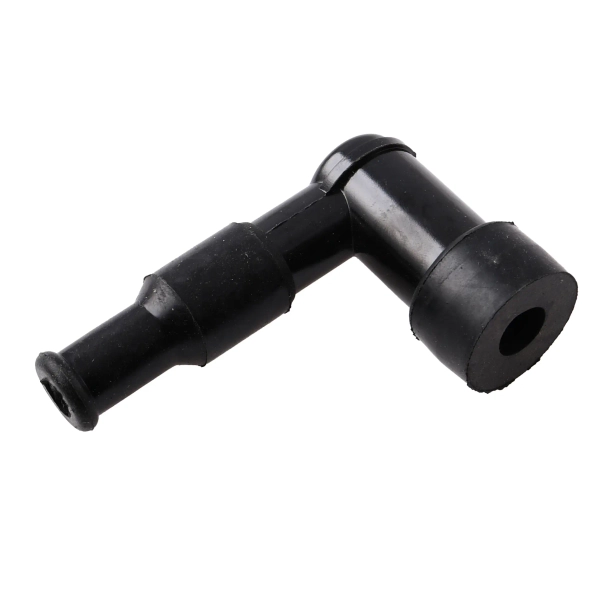 Fajka świecy zapłonowej bakelit czarna 90 st. otwór 14mm