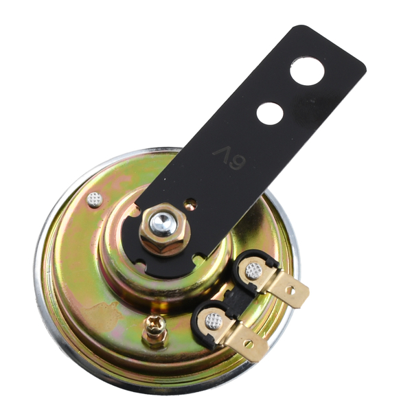 Sygnał dźwiękowy klakson srebrny 6V 60mm Simson DPR Classic