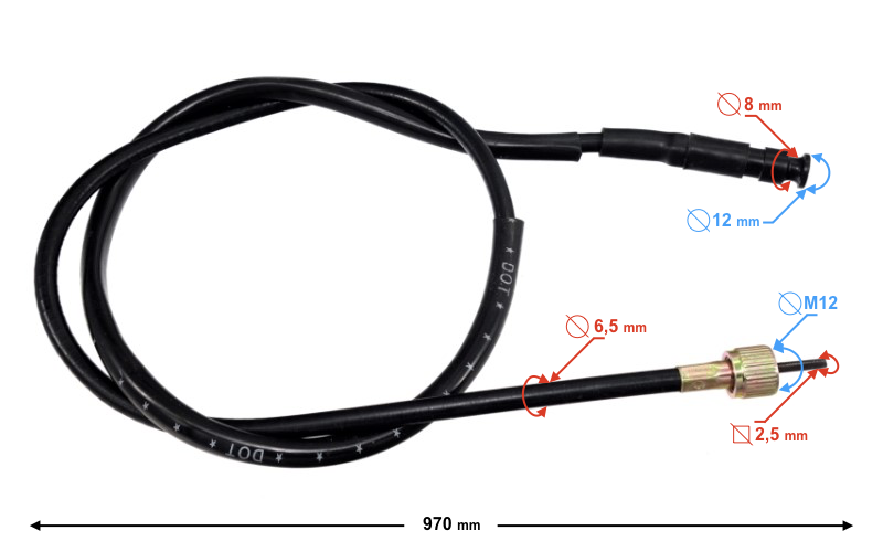 Linka licznika do skutera Barton Huragan 5