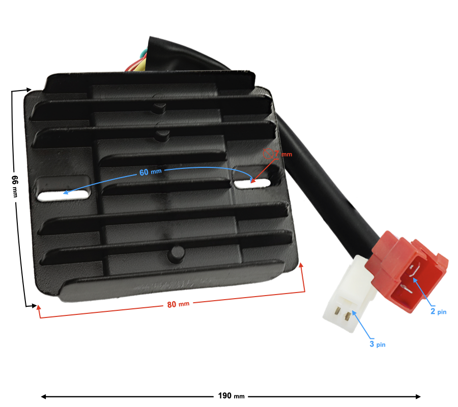 Regulator napięcia 2 kostki Barton Falcon 50 Euro5
