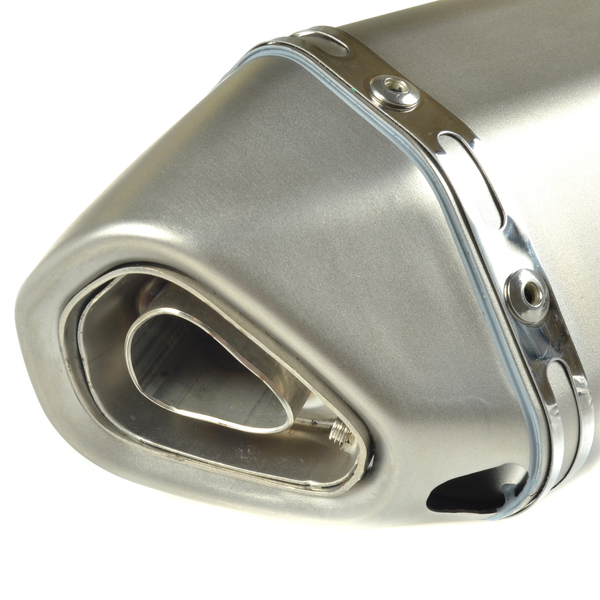 Tłumik końcówka wydechu uniwersalna long srebrna motocykl motorower skuter