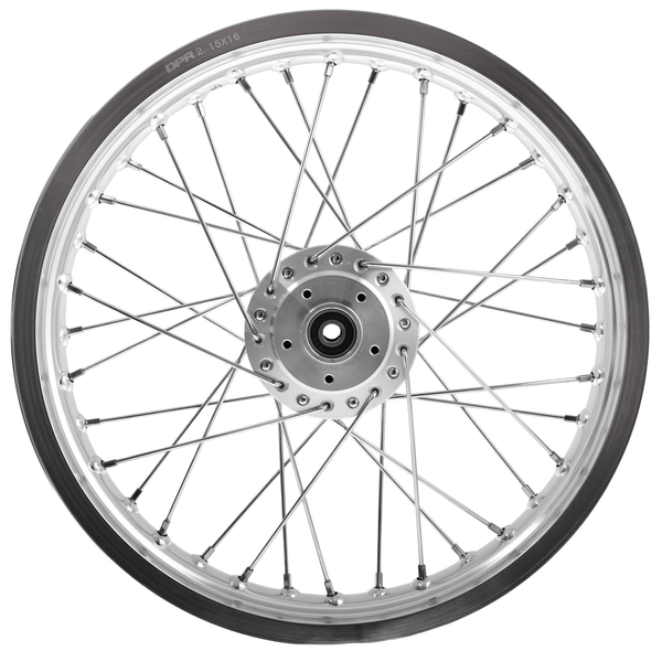 Koło jezdne 2,15x16 Simson S51 alu szprychy chrom DPR