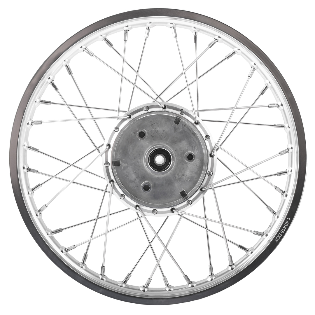 Koło jezdne 1,40x16 Simson S50 S51 aluminiowa obręcz szprychy inox Delux