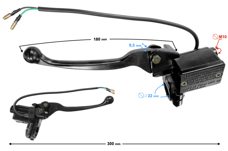 Pompa hamulcowa tylna do Barton Falcon 125 2