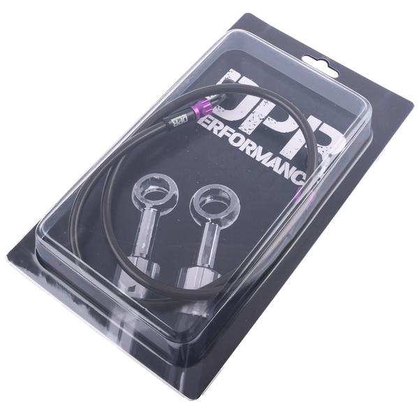 Przewód hamulcowy w oplocie czarno fioletowy 90cm DPR Performance