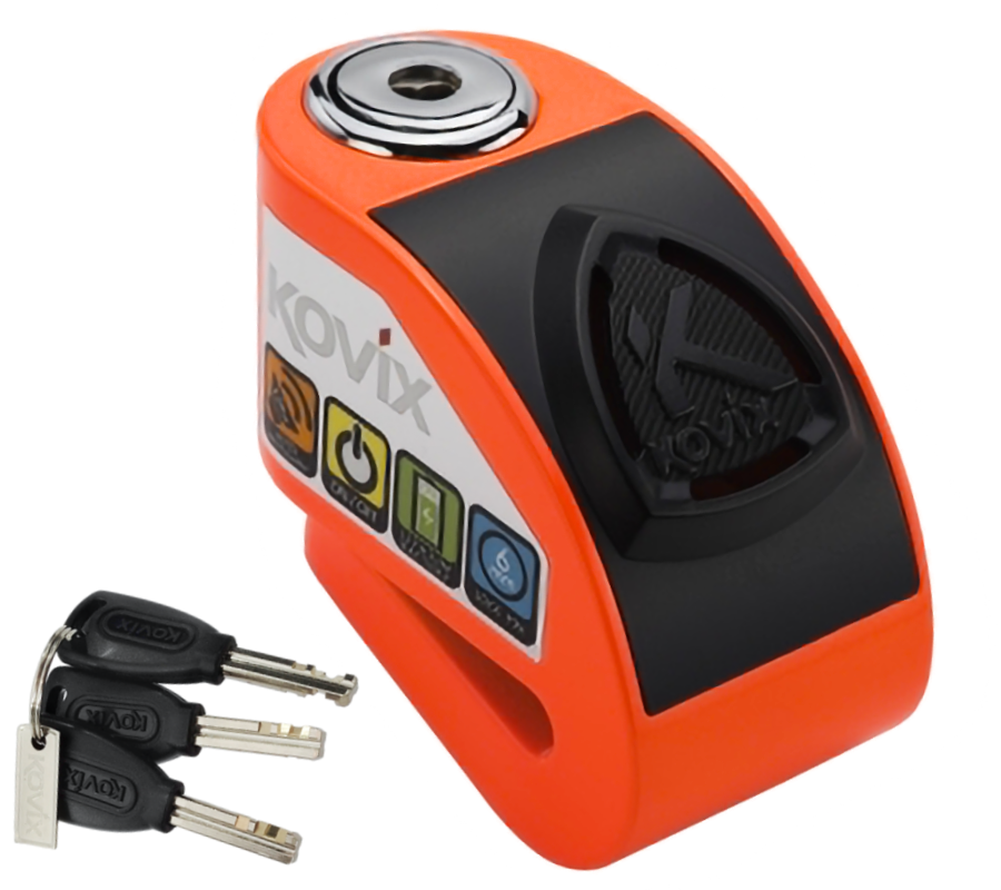 Blokada Tarczy Hamulcowej Alarm KOVIX KD6 Orange