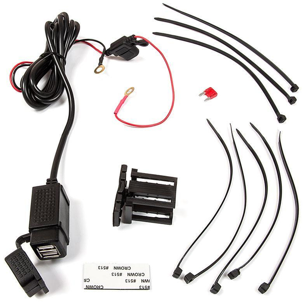 Motocyklowe Gniazdo Zapalniczki Ładowarka 2xUsb