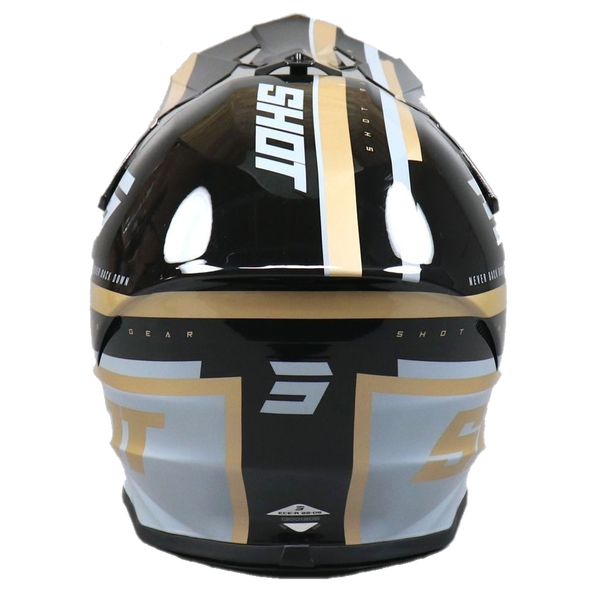 Kask Shot Racing cross Furious Shining Black Bronze Glossy