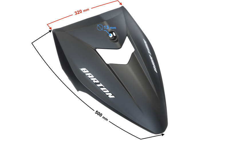 Obudowa przednia grafitowa Scalpel