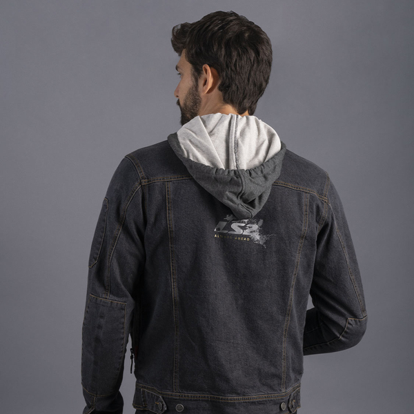 Kurtka jeansowa motocyklowa męska LS2 Oaky Man Black