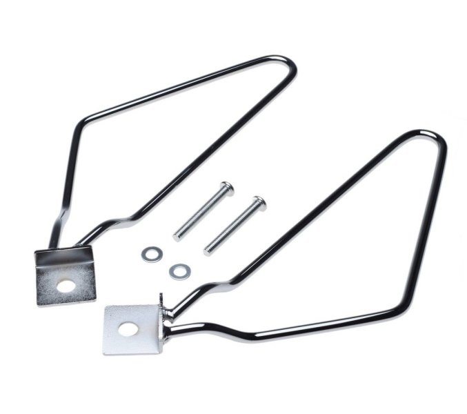 Stelaż pod sakwy chromowany uniwersalny