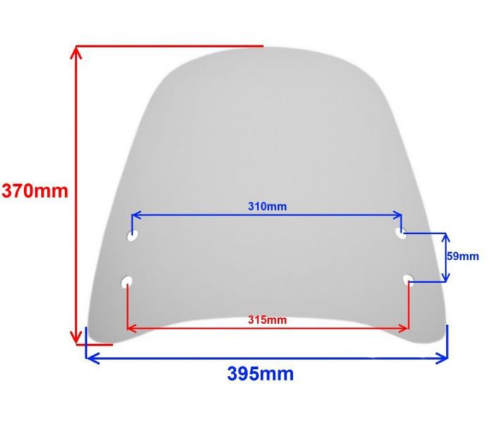 Szyba owiewka uniwersalna skuter piaggio zip vespa