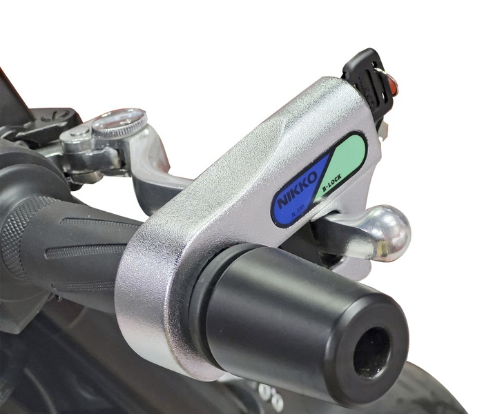 Blokada dźwigni hamulca NIKKO zabezpieczenie przed kradzieżą