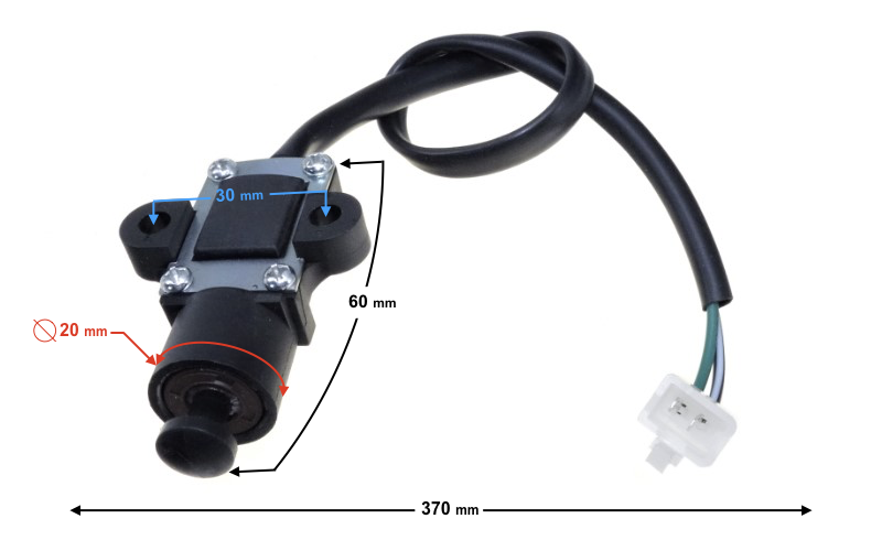 Czujnik podpory bocznej do skutera Barton B-max