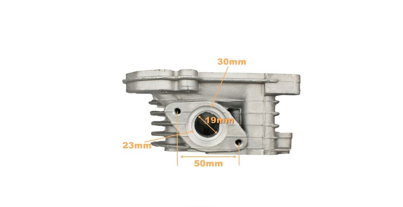 Cylinder głowica skuter 4T GY6 90ccm 50mm Romet Zipp Junak Ferro Barton