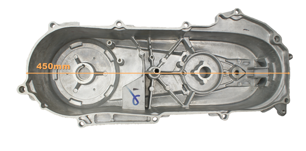 Pokrywa paska napędu srebrna 45cm 2T Moto Ventus