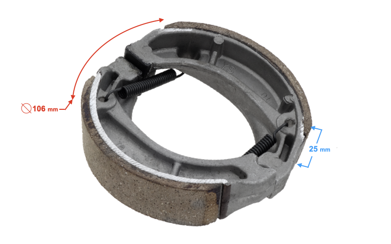 Szczęki hamulca tylnego Barton Ranger Classic